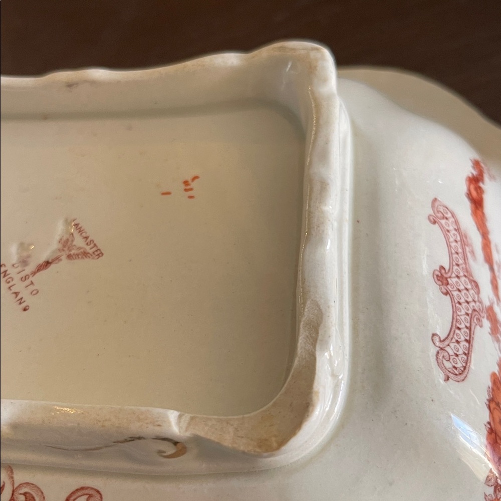 Antique Lancaster Transferware 10.5” dish - Picture 11 of 11